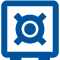 Square safe icon