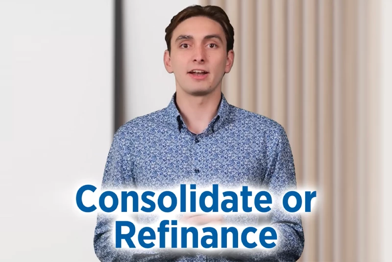 How to manage your debt infographic